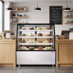 Marchia MBT48 48" Curved Glass Refrigerated Bakery Display Case, High Volume