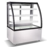 Marchia MBT48 48" Curved Glass Refrigerated Bakery Display Case, High Volume - Image 2