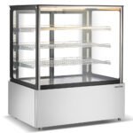 Marchia MH48-ST 48" High Straight Glass Heated Display Warming Case, Stainless Steel - Image 3