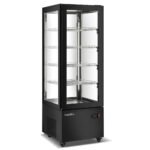Marchia MVS500-B Vertical Standing Refrigerated Cake Display Case, Black - Image 2