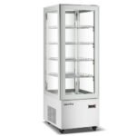 Marchia MVS500-W Vertical Standing Refrigerated Cake Display Case, White - Image 2