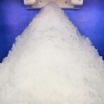 Coldline NU280 26" 280 lb. Commercial Granular Nugget Ice Machine with 110 lb. Ice Bin, Air Cooled - Image 2