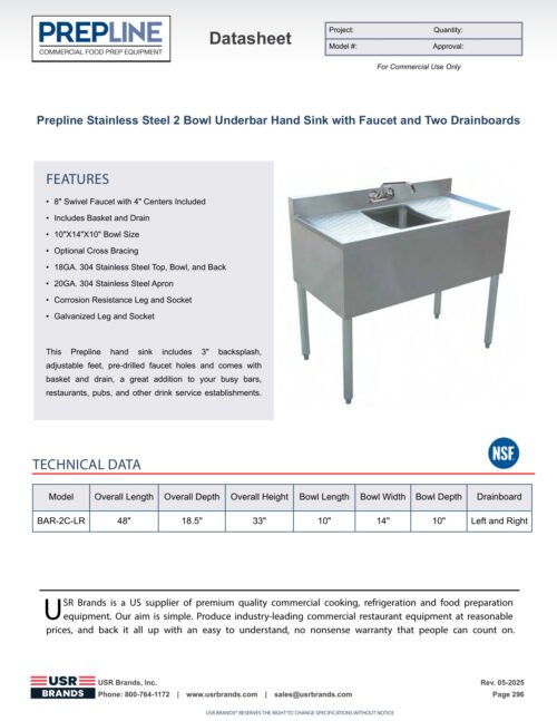 BAR-2C PDF specification sheet
