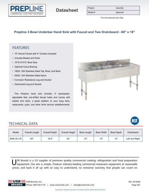 BAR-3C-LR PDF specification sheet