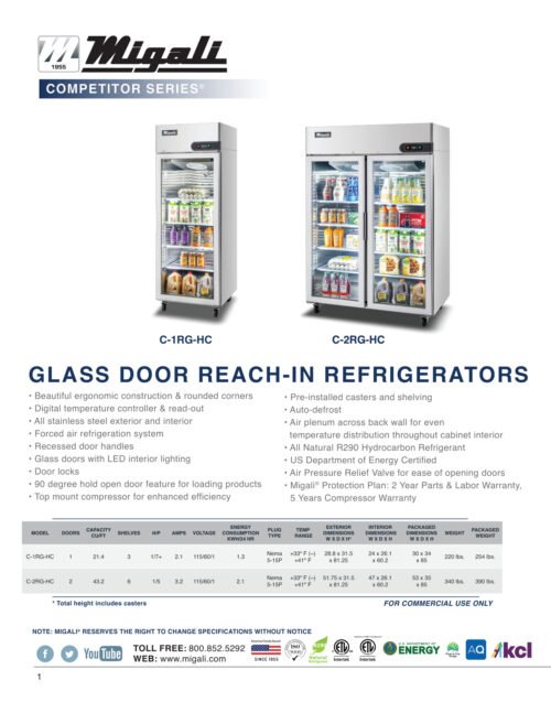 C-1RG PDF specification sheet