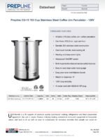 CU-15 PDF specification sheet