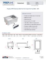HFW1 PDF specification sheet