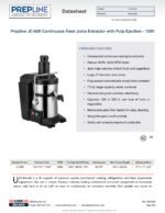 JC-600 PDF specification sheet
