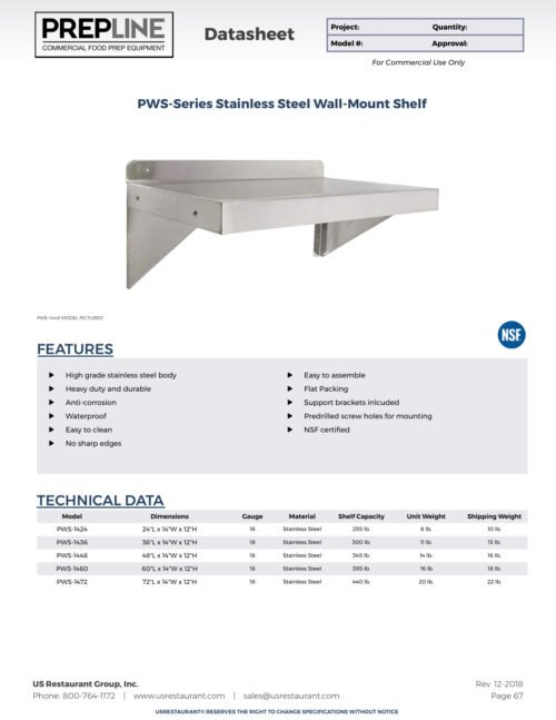 PWS-1472-PR PDF specification sheet
