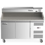 Coldline PDR-60-SS 60" Refrigerated Pizza Prep Dough Retarder with Refrigerated Stainless Topping Rail - Image 3