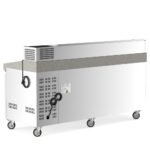 Coldline PDR-80N-SS 80" Refrigerated Pizza Prep Dough Retarder with Refrigerated Stainless Topping Rail - Image 4