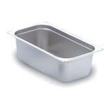 Prepline 1/3 Size 4" Deep Stainless Steel Steam Table / Hotel Pan
