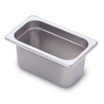 Prepline 1/9 Size 4" Deep Stainless Steel Steam Table / Hotel Pan