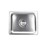 Prepline 1/6 Size Stainless Steel Solid Steam Table Pan Cover
