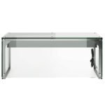 Prepline PSG-LT-46-S 46" Glass Sneeze Guard with LED Lighting for Salad Bars - Image 2
