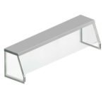 Prepline SG-1570-S 70" Angled Sneeze Guard for CBT72