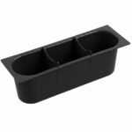 Prepline 18" X 36" 119 lb. Stainless Steel Underbar Ice Bin with Bottle Holders and Sliding Lid, 12" Bowl Depth - Image 7