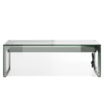 Prepline PSG-LT-60-S 60" Glass Sneeze Guard with LED Lighting for Salad Bars - Image 2
