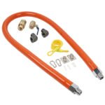 Prepline 3/4" x 60" Gas Hose Connector Kit with Quick Disconnect - Image 2