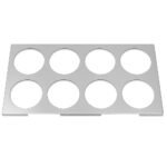Prepline Eight Hole Stainless Steel Squeeze Bottle Holder for 1/3 Size Pans