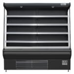 Coldline SOC-76-220-B 76" Black Refrigerated Air Curtain Merchandiser, 220V - Image 3