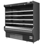 Coldline SOCD-76-B 76" Black Deep Refrigerated Air Curtain Merchandiser, 220V - Image 5
