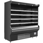 Coldline SOCD-76-B 76" Black Deep Refrigerated Air Curtain Merchandiser, 220V - Image 2