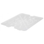 Winco SP72DS 1/2 Size Polycarbonate Drain Shelf