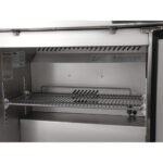 Coldline SPN-29 29" Narrow Depth Refrigerated Sandwich Prep Table with Cutting Board and 8 Food Pans - Image 7