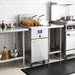 Standard Range SR-EF50-208-3 50lb. Electric Floor Fryer - 208V, 3 Phase