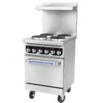 Standard Range SR-ER24-240 24" Electric Range with 4 Burners and Standard Oven - 240V, 1 Phase - Image 2