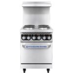 Standard Range SR-ER24-240 24" Electric Range with 4 Burners and Standard Oven - 240V, 1 Phase - Image 4