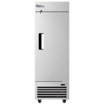 Coldline T-1RE 29" Solid Door Commercial Reach-In Refrigerator - Stainless Steel - Image 2