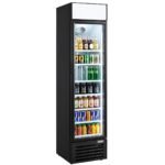 Unity U-17M 17" Glass Door Merchandiser Refrigerator with LED lighting, Black - Image 2