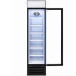 Unity U-17M 17" Glass Door Merchandiser Refrigerator with LED lighting, Black - Image 4