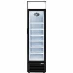 Unity U-17M 17" Glass Door Merchandiser Refrigerator with LED lighting, Black - Image 3