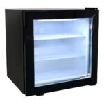Unity U-CF2 24" Black Glass Swing Door Countertop Display Freezer - 2 cu ft. - Image 2