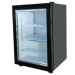 Unity U-CF3 24" Black Glass Swing Door Countertop Display Freezer - 3.5 cu ft. - Image 2