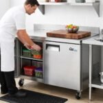 Coldline UC-60R-BS 60" Worktop Refrigerator with Backsplash