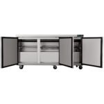 Coldline UCN-72R 72" Narrow Depth Undercounter Worktop Refrigerator - Image 4