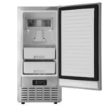 Coldline EIC70D 15" 66 lb. Undercounter Nugget Ice Machine, Air Cooled - Image 3