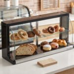 Marchia USTAR-T36 33" Dry Curved Glass Bakery Display Case, Non Refrigerated