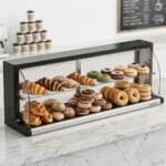 Marchia USTAR-T48 45" Dry Curved Glass Bakery Display Case, Non Refrigerated