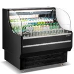 Marchia USTAR36 36" Black Low Profile Open Air Cooler Grab and Go - Image 2