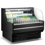 Marchia USTAR48 48" Black Low Profile Open Air Cooler Grab and Go - Image 2