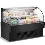 Marchia USTAR60G 60" Black Low Profile Open Air Cooler Grab and Go - Image 2