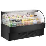 Marchia USTAR72G 71" Black Low Profile Open Air Cooler Grab and Go - Image 2