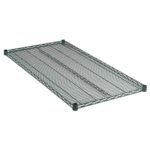 18" x 24" Green Epoxy Wire Shelf, NSF Listed
