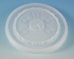 Wincup L18S Straw Slotted Lid for 12 oz to 24 oz Foam Cups, Translucent (10 Sleeves of 100 Lids)
