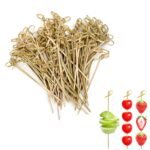 ROFSON Bamboo Knot Pick 4.75" ( 6 Bags of 100 ) 600 Counts